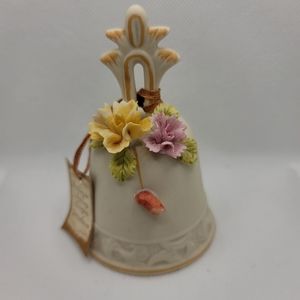 Arnart Antique Ivory Bisque Porcelain Mission Bell